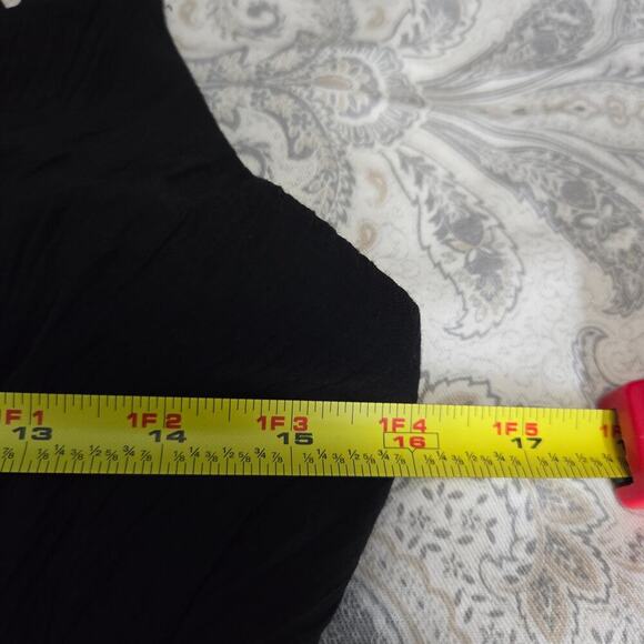 Blu Pepper V-Neck Spaghetti Strap Empire waist Maxi Dress Dark CottageCore Goth - Picture 13 of 13